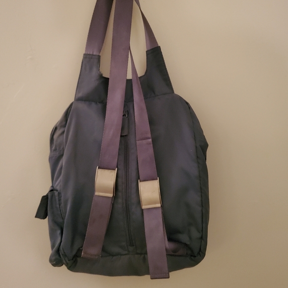 Kenneth Cole Reaction Gray Blue Spacey Y2K Mini Backpack - Picture 9 of 15